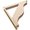 Ekena Millwork 5 1/2-in W x 38-in D x 42-in H Funston Trad Rough Cedar Woodgrain TimberThane Outlooker, Primed Tan OUTUR055X38X42FST04RCPR - alternate 3